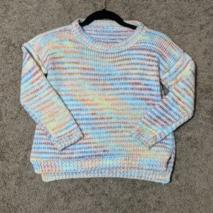 Cropped multicolored sweater